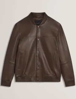 Leather Classic Bomber Jacket