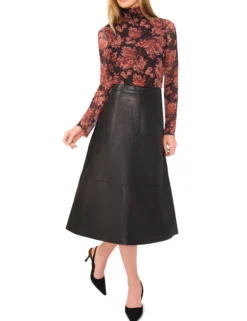 Leather Maxi Skirt