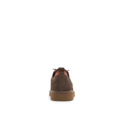 Leather Suede Wingtip Oxford Shoes