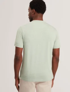 Lightweight Cotton Linen Crew Neck T-Shirt