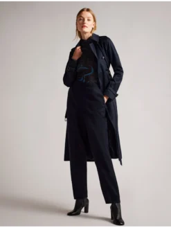 Lightweight Showerproof Belted Trench Coat