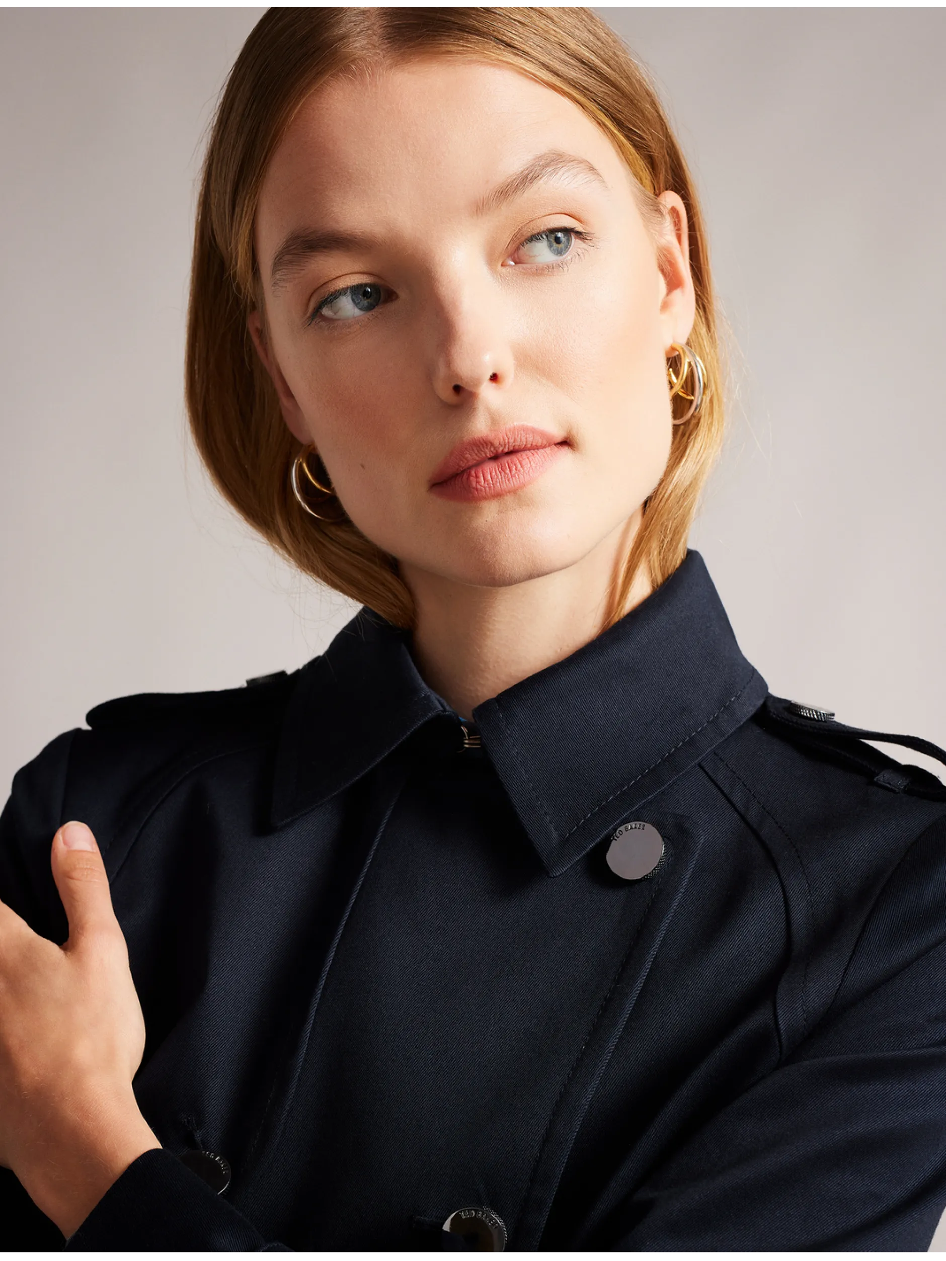 Lightweight Showerproof Belted Trench Coat
