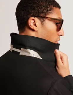 Lightweight Wool Blend Shirt Jacket