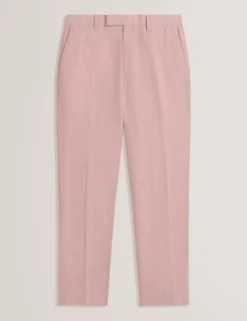 Linen Cotton Woven Dress Pants