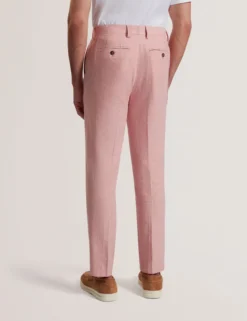 Linen Cotton Woven Dress Pants