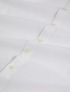 Linen Cotton Woven Long Sleeve Shirt