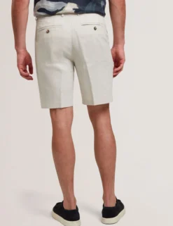 Linen Cotton Woven Tailored Shorts