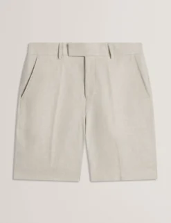 Linen Cotton Woven Tailored Shorts
