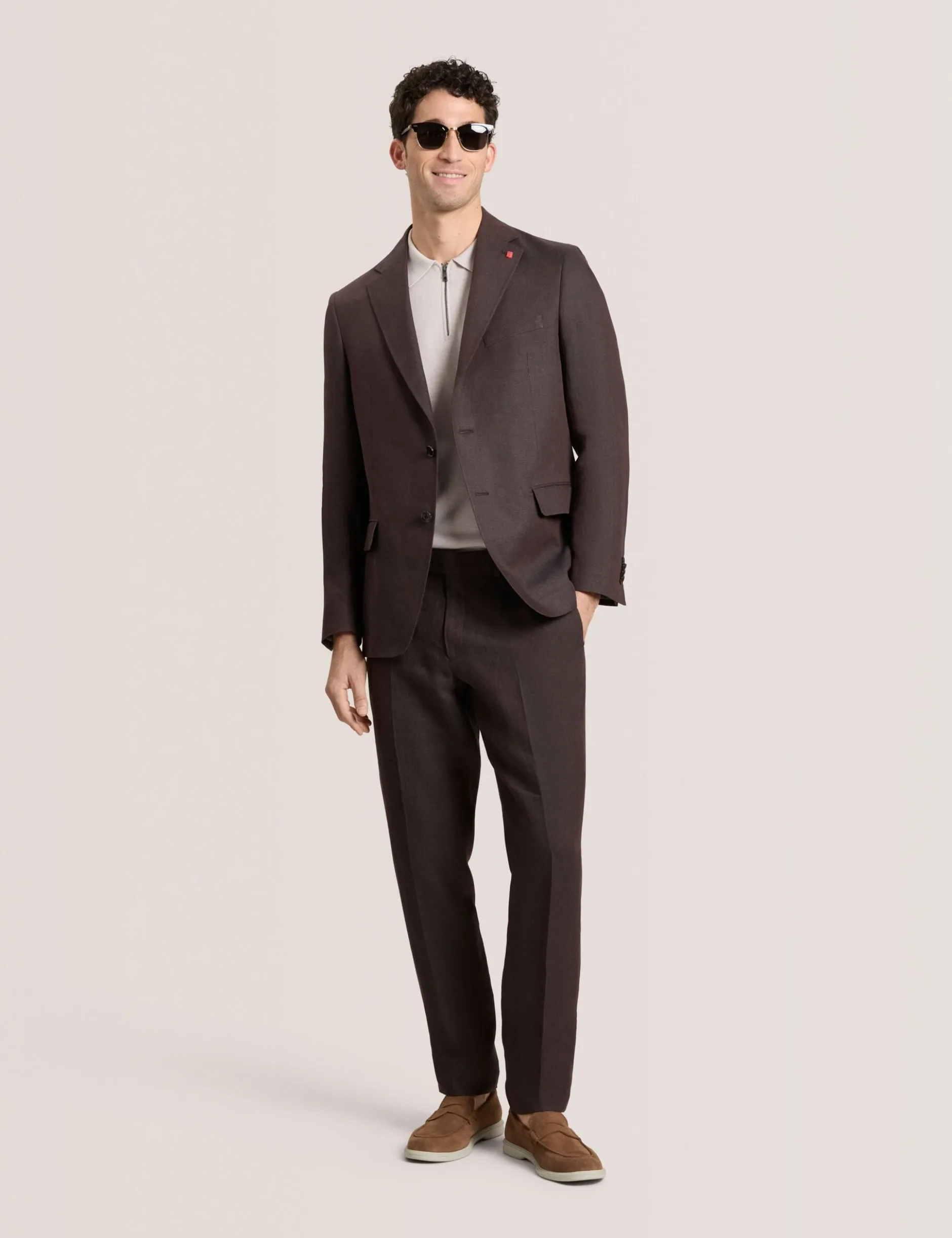 Linen Modern Fit Suit Jacket