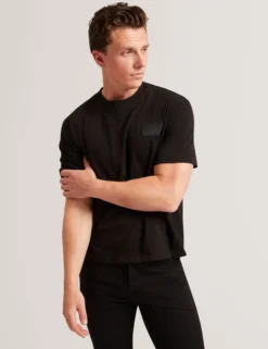 Logo Patch Oversized Cotton T-Shirt