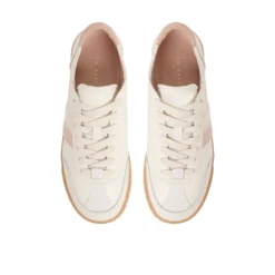 Logo Stripe Leather Sneakers