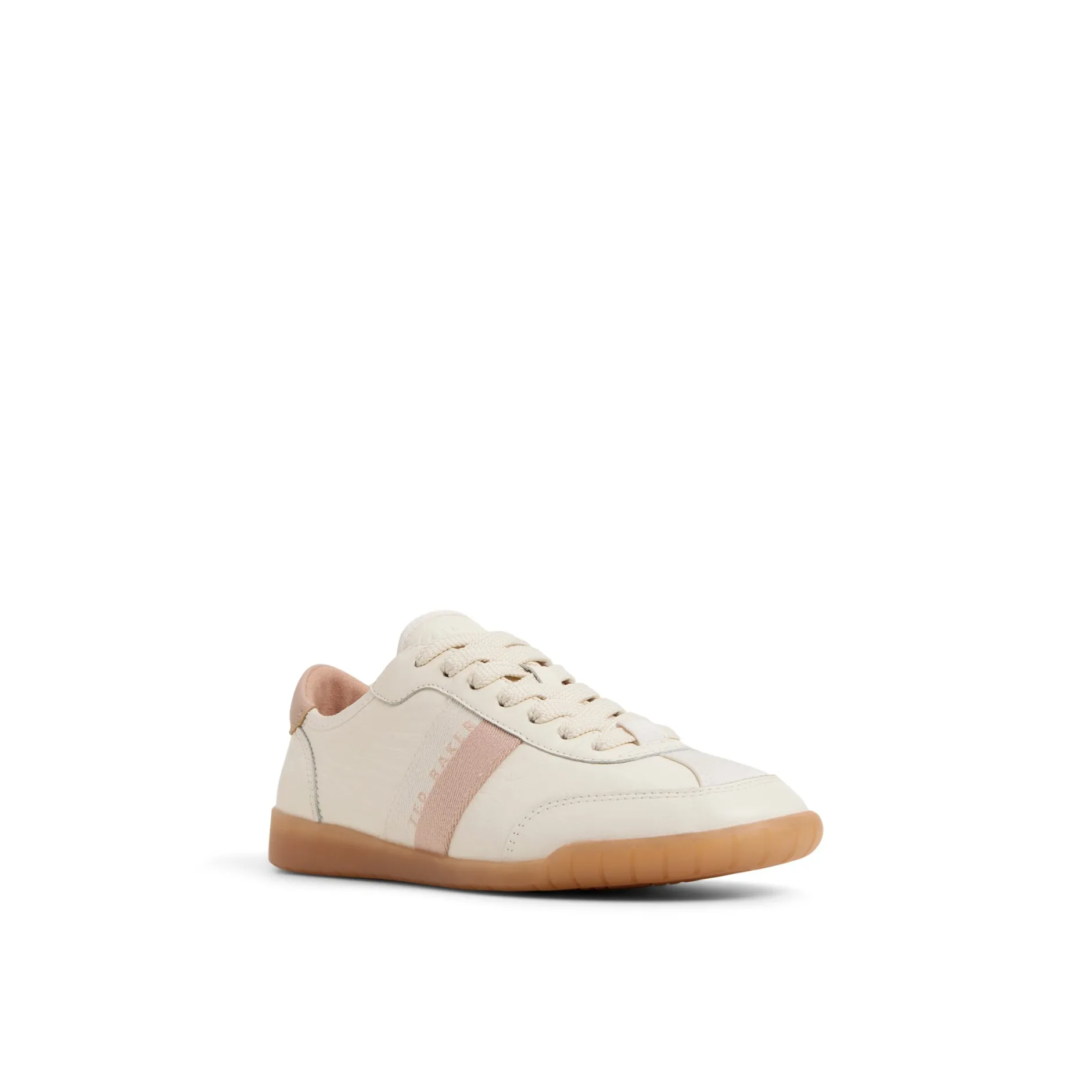 Logo Stripe Leather Sneakers