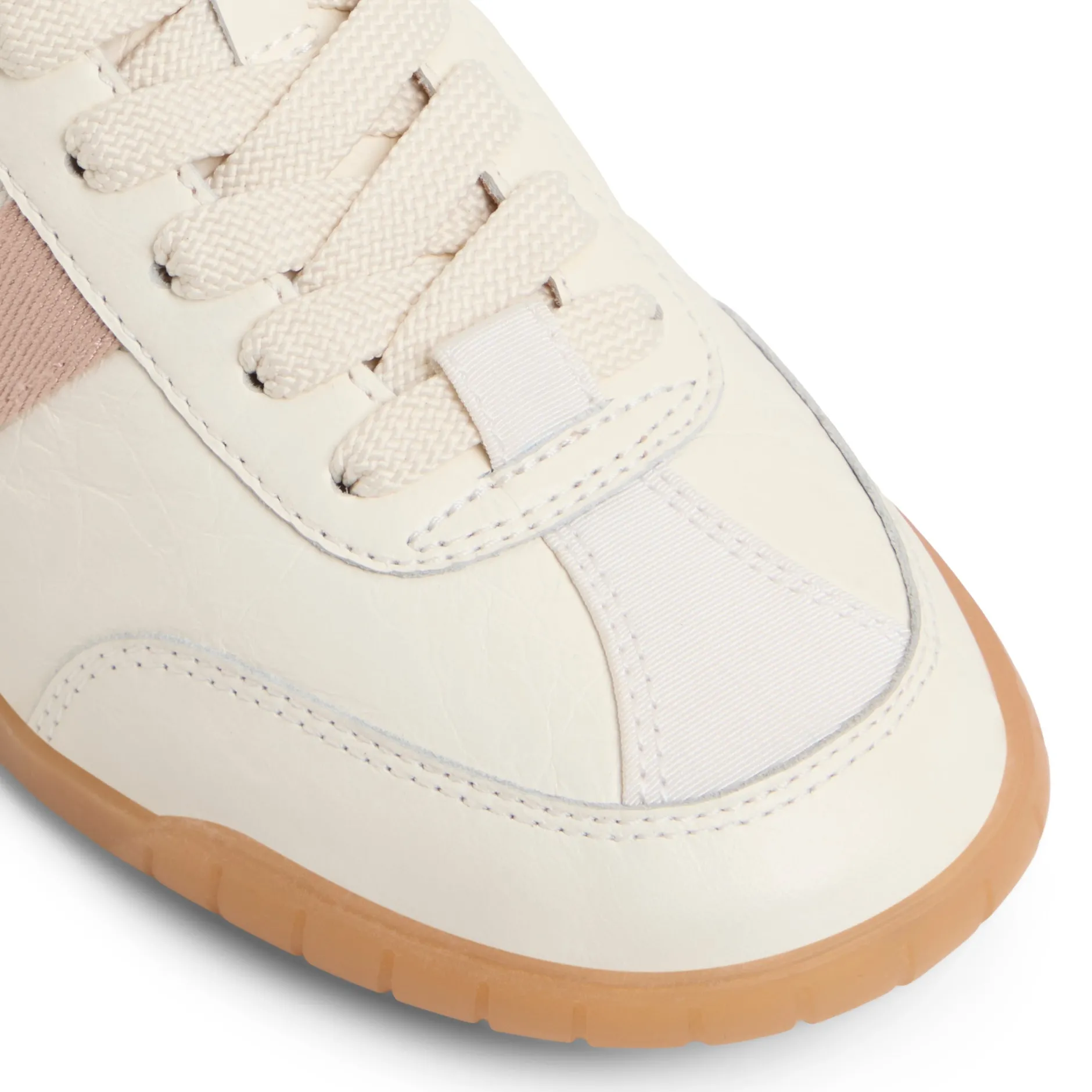 Logo Stripe Leather Sneakers