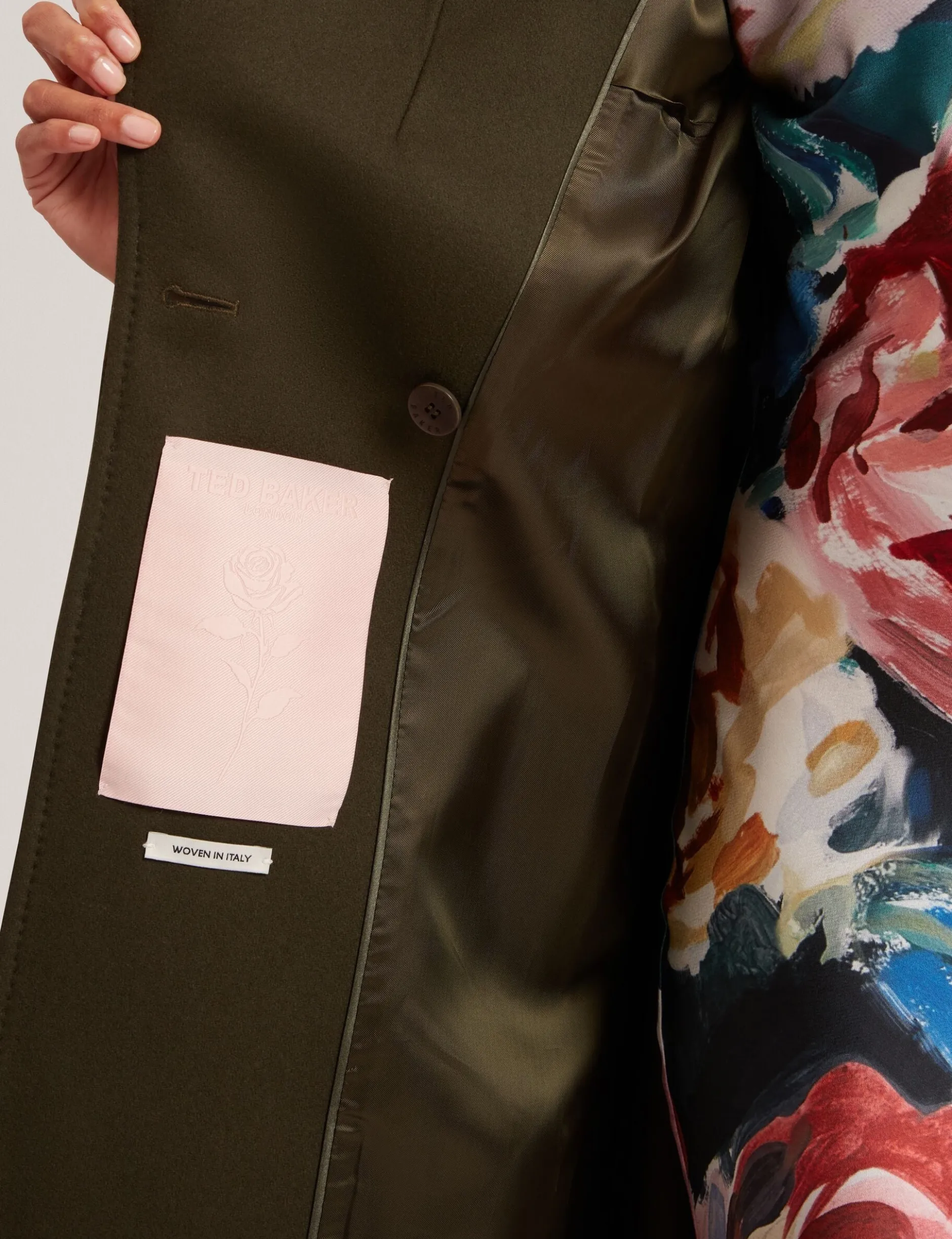 Longline Belted Wool Wrap Coat