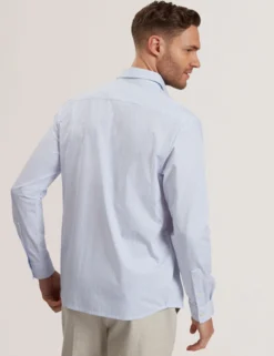 Long Sleeve Geo Print Shirt