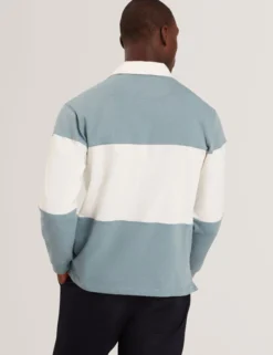 Long Sleeve Panelled Rugby Shirt
