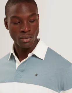 Long Sleeve Panelled Rugby Shirt