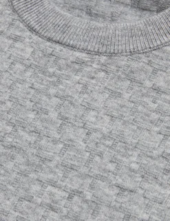 Long Sleeve T Stitch Crew Neck Sweater