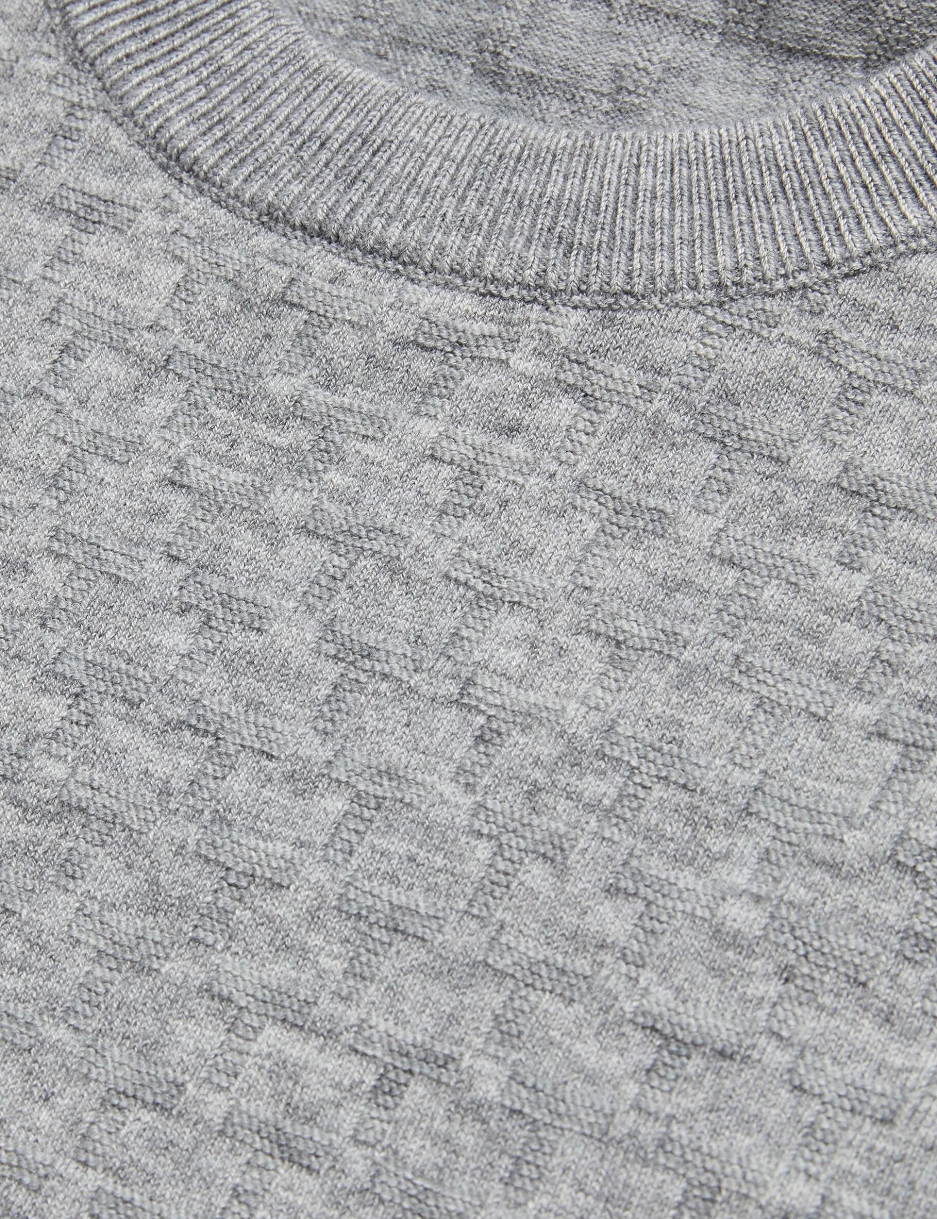 Long Sleeve T Stitch Crew Neck Sweater