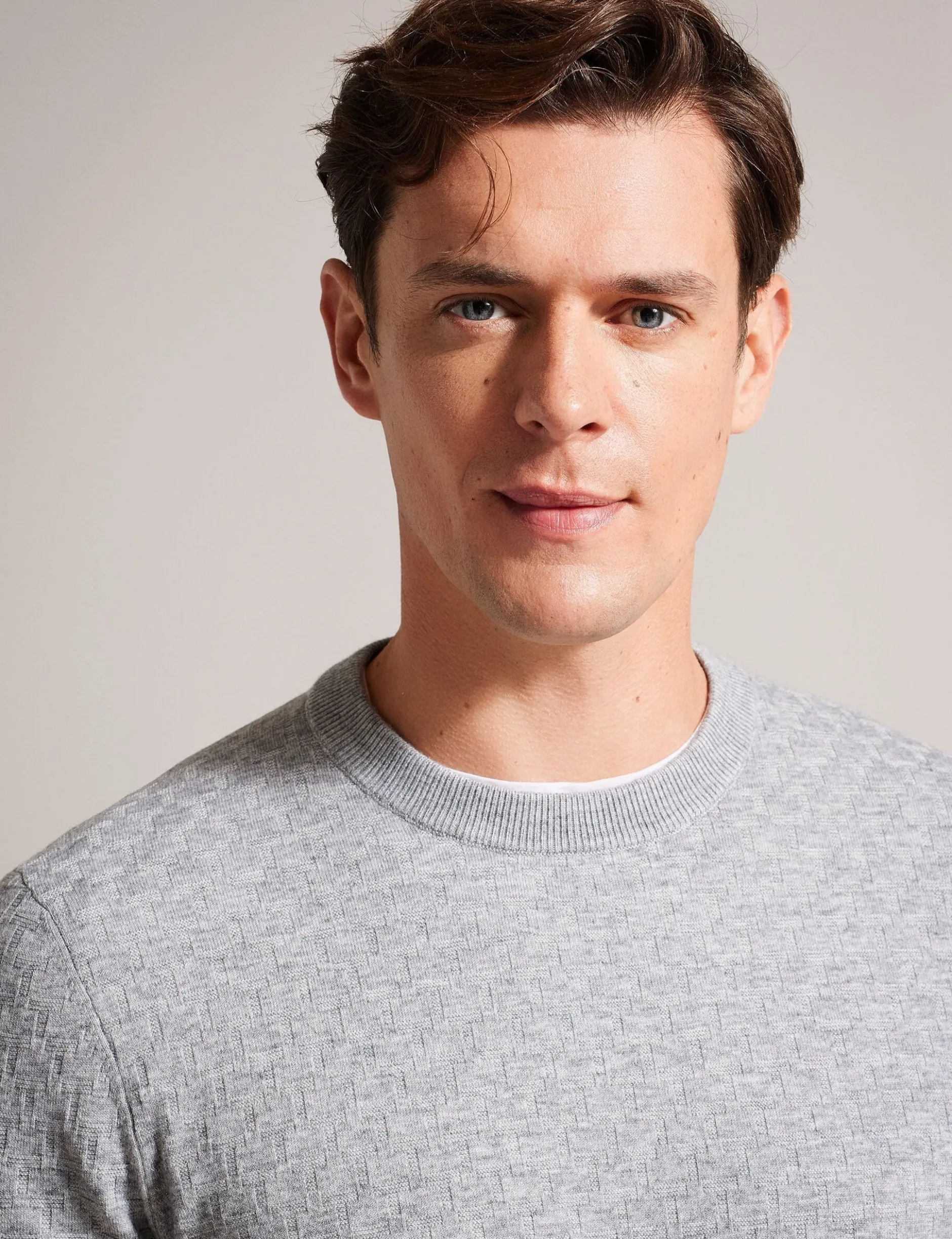 Long Sleeve T Stitch Crew Neck Sweater