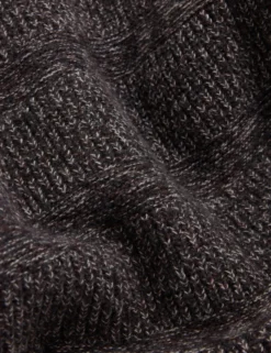 Marled Wool Knit Crew Neck Sweater