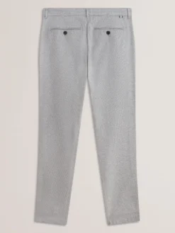 Micro Houndstooth Slim Fit Pants