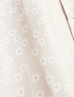 Mini Floral Cotton Short Sleeve Shirt