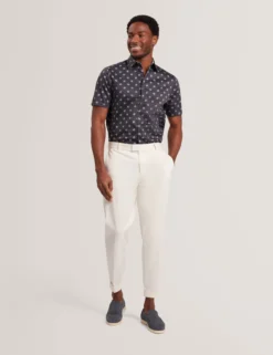 Mini Floral Print Short Sleeve Shirt