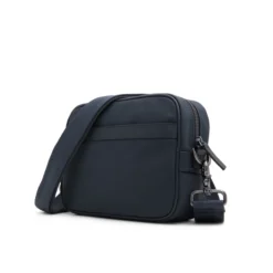 Nylon Leather Detail Crossbody Bag