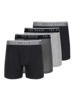 4 Pack Cotton Stretch Boxer Briefs