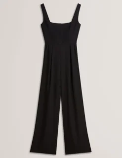 Panelled Wide Leg Tailored Jumpsuit