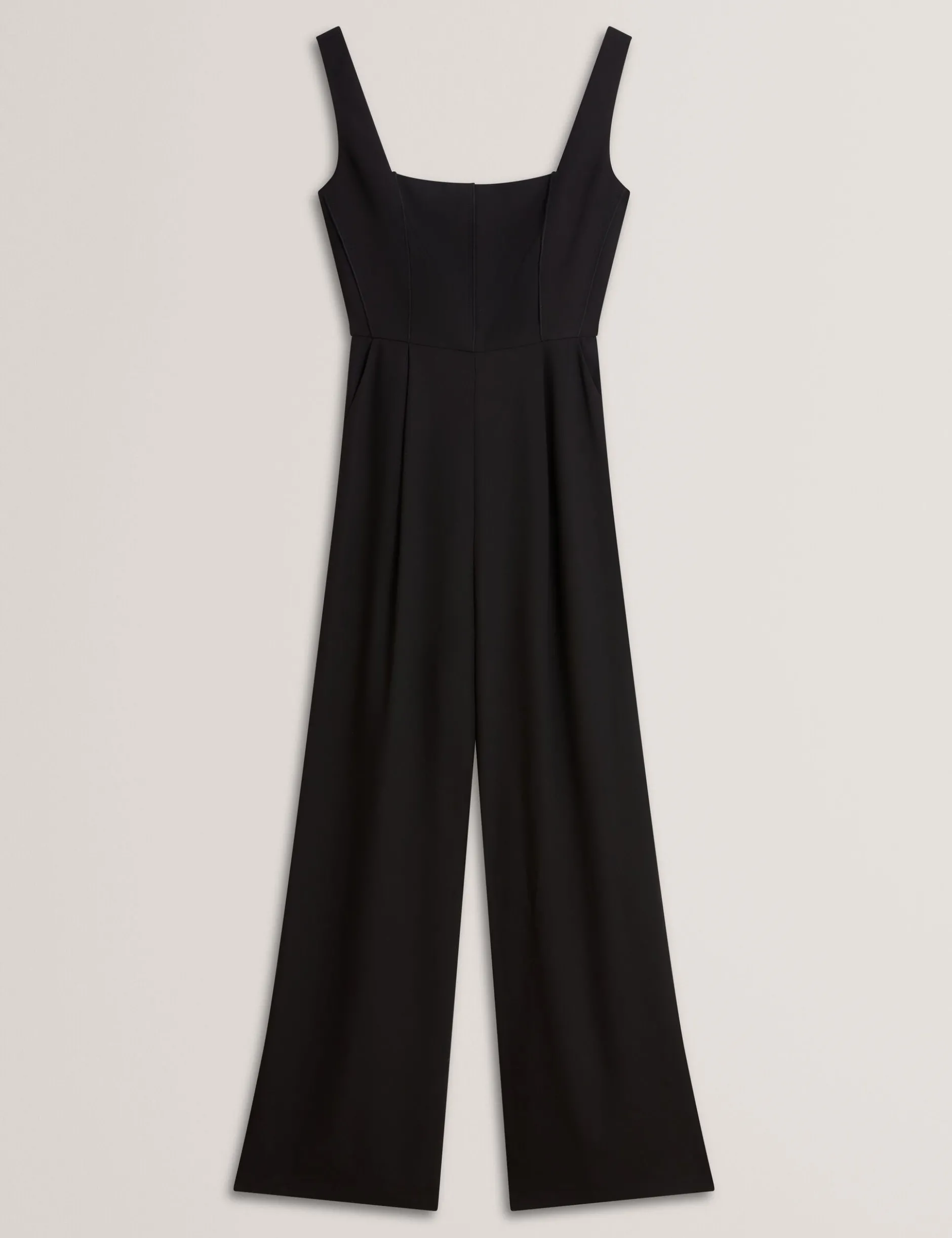 Panelled Wide Leg Tailored Jumpsuit