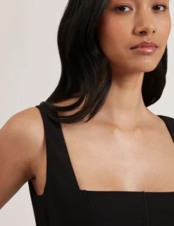 Panelled Wide Leg Tailored Jumpsuit