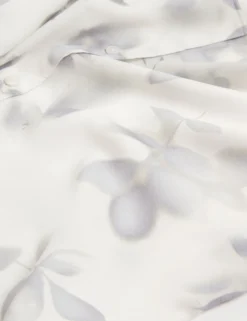 Photograhic Leaf Print Regular Fit Shirt
