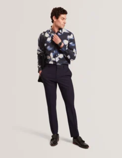 Photographic Floral Print Long Sleeve Shirt