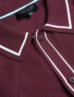 Pointelle Diamond Knitted Long Sleeve Shirt