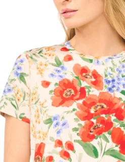 Poppy Print Slim Fit T-Shirt