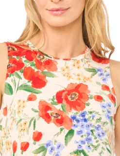 Poppy Print Tank Maxi Dress