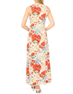 Poppy Print Tank Maxi Dress