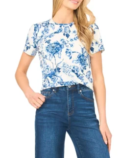 Porcelain Print Slim Fit T-Shirt
