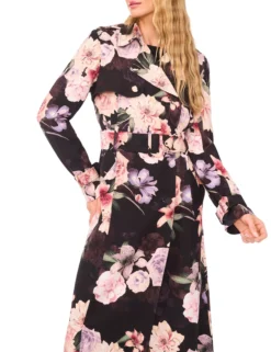 Printed Trench Coat