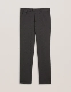 Puppytooth Check Slim Fit Pants