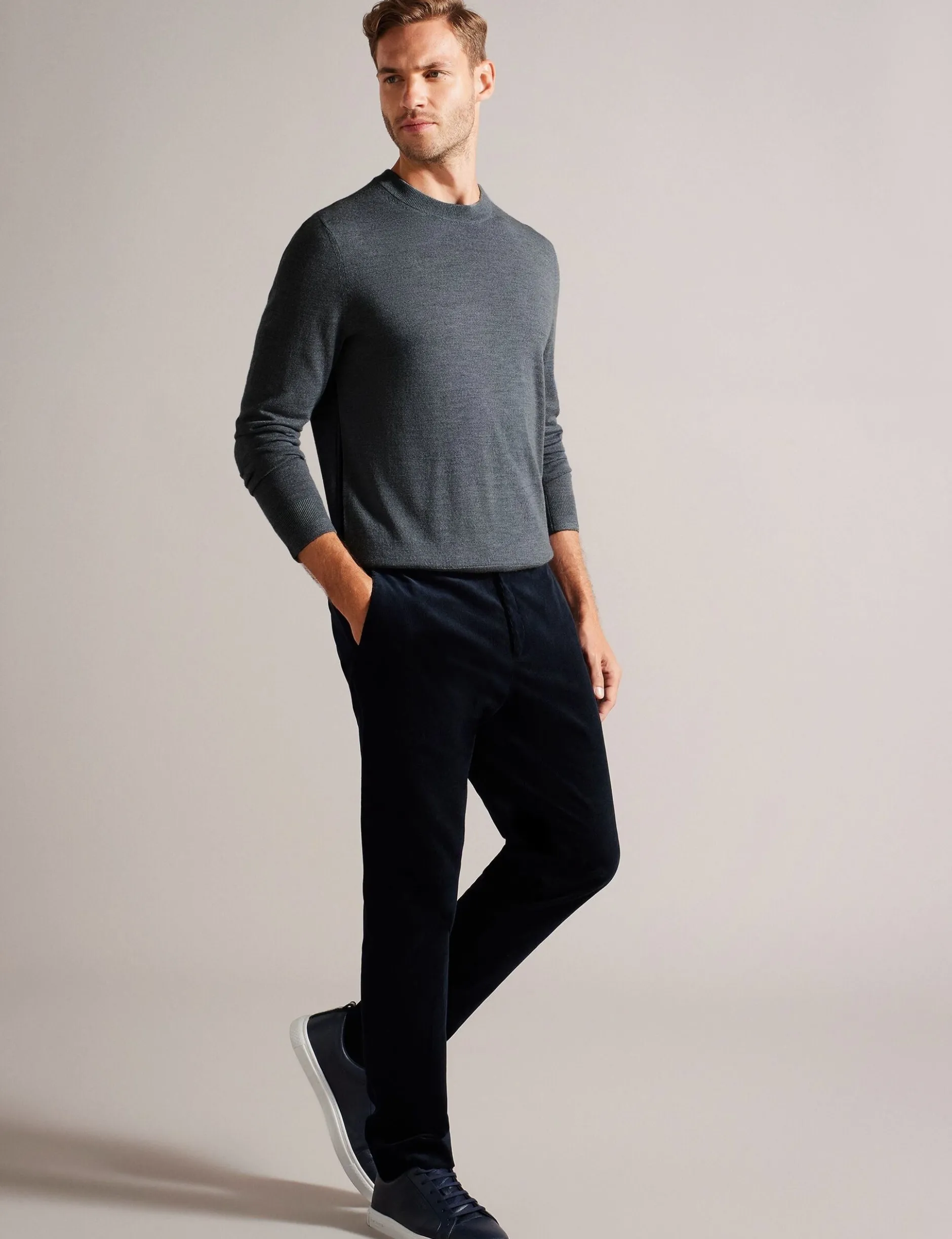 Pure Wool Crew Neck Jumper