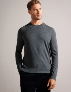 Pure Wool Crew Neck Jumper