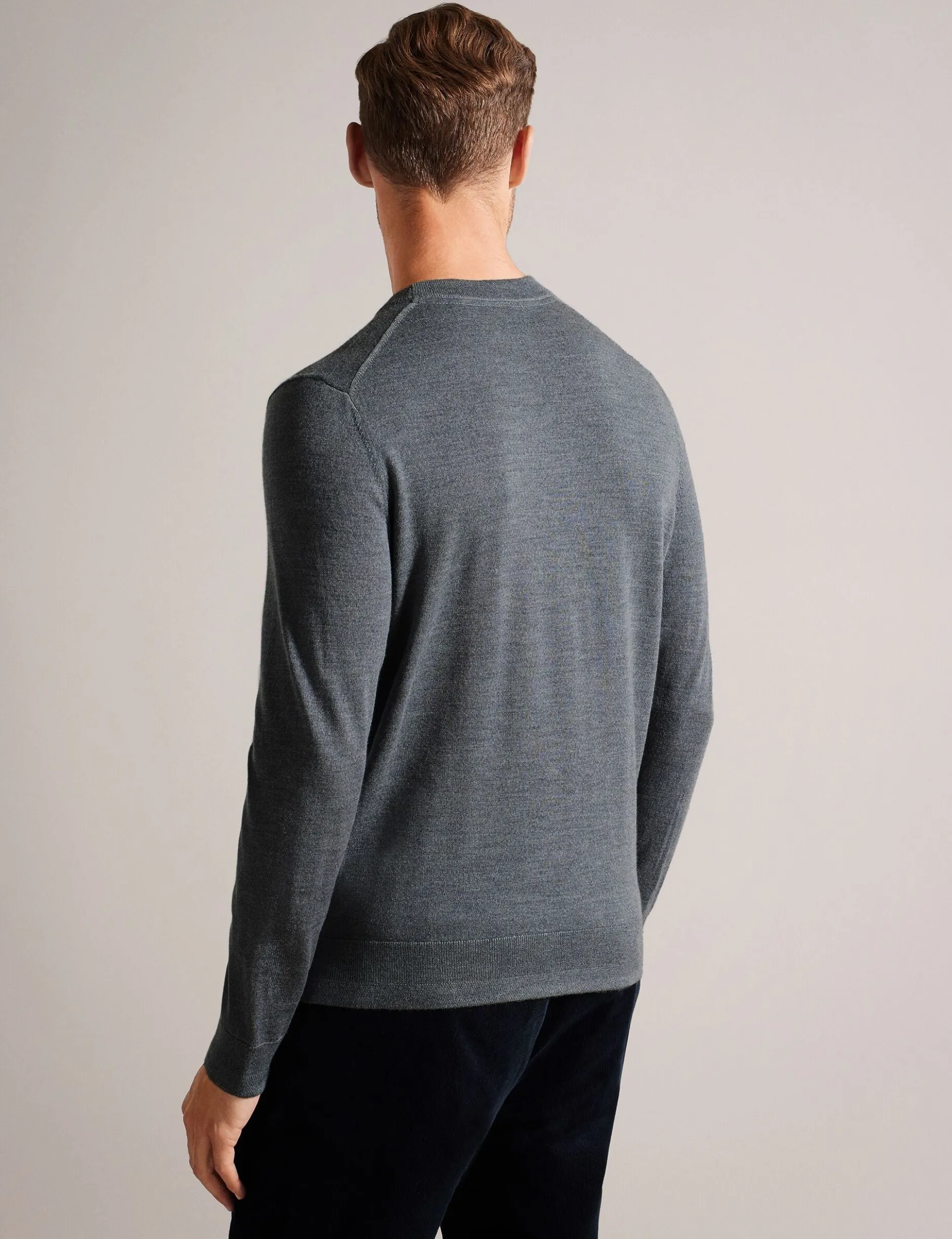 Pure Wool Crew Neck Jumper