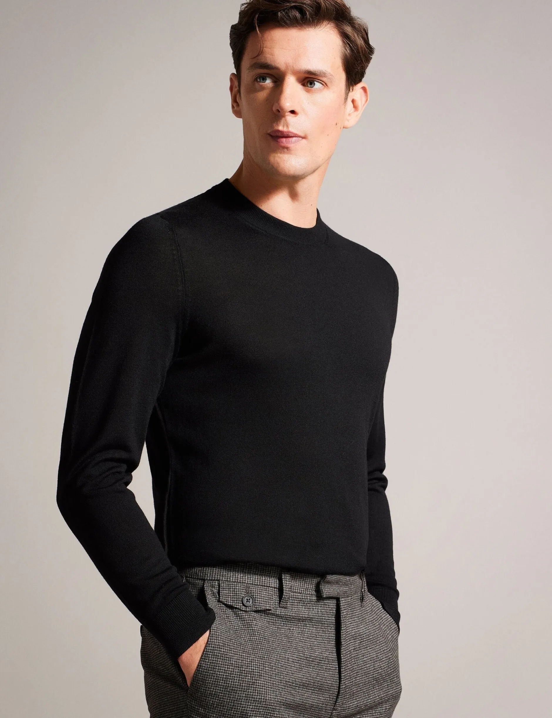 Pure Wool Crew Neck Jumper