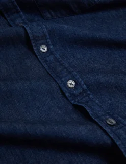 Regular Fit Chambray Short Sleeve Shirt