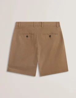 Regular Fit Cotton Blend Chino Shorts