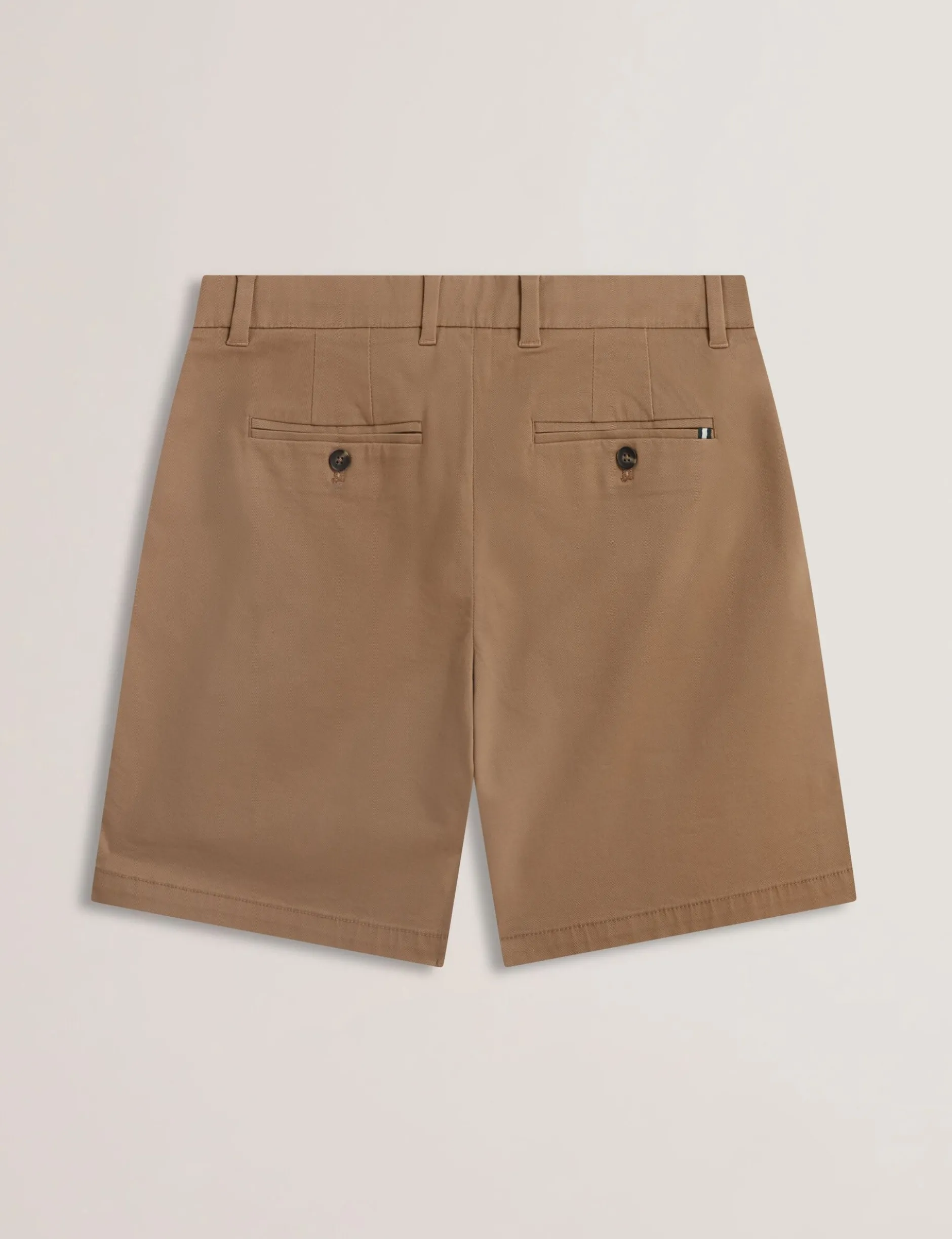 Regular Fit Cotton Blend Chino Shorts