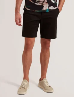 Regular Fit Cotton Blend Chino Shorts